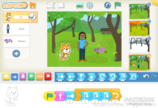 ScratchJr:少兒編程教育啟蒙神器!-少兒編程教育網