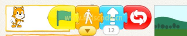 scratchjr圖文教程：第四章游戲-貓與鳥的較量【綜合】